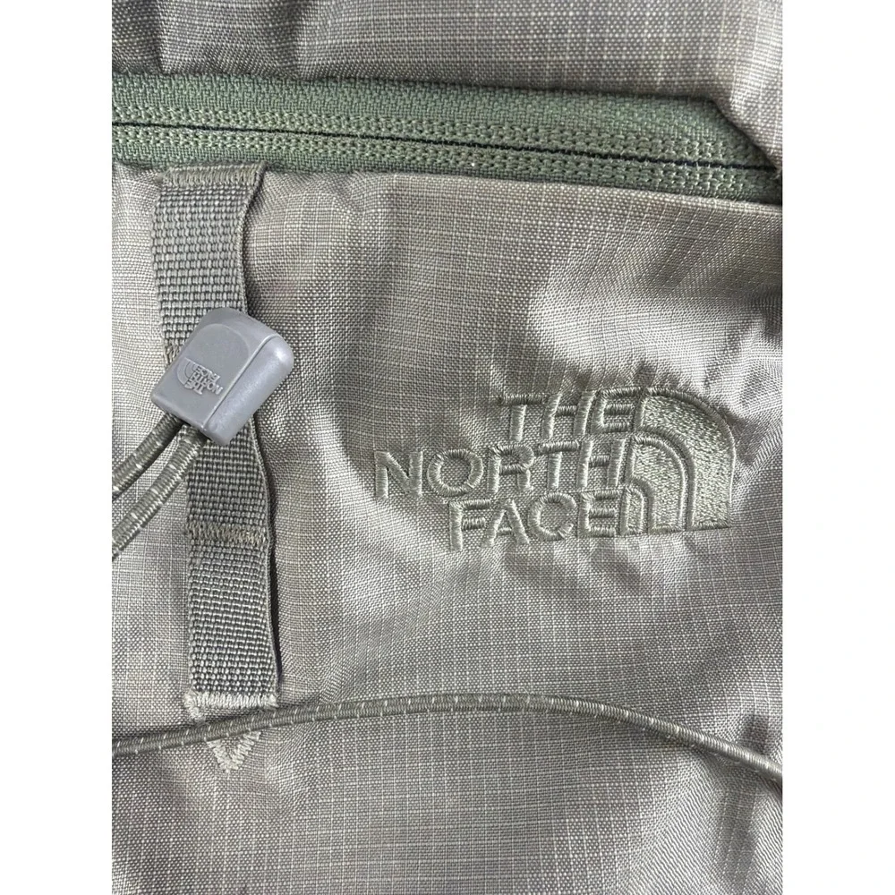 The North Face Borealis Backpack Olive Green Grey Hiking School Laptop Bag